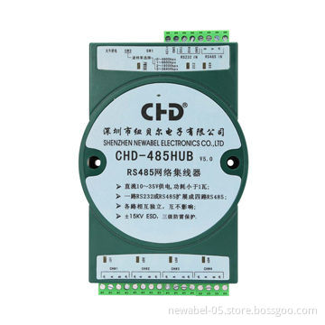 DC-DC Converter with <5W Power, RS-232/485 Input and 8-channel RS-485 Output